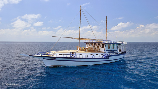 votre bateau hôtel pendant votre croisière plongée aux Maldives