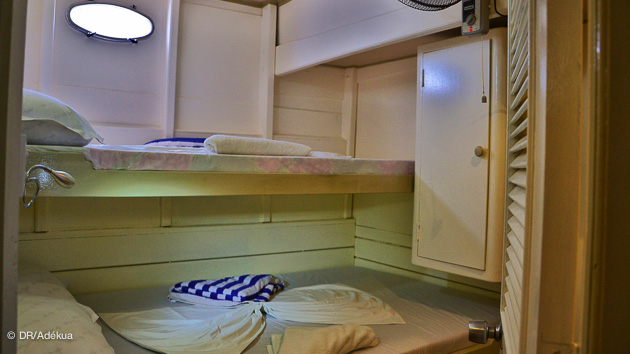 votre chambre sur la croisière plongée Océan Indien