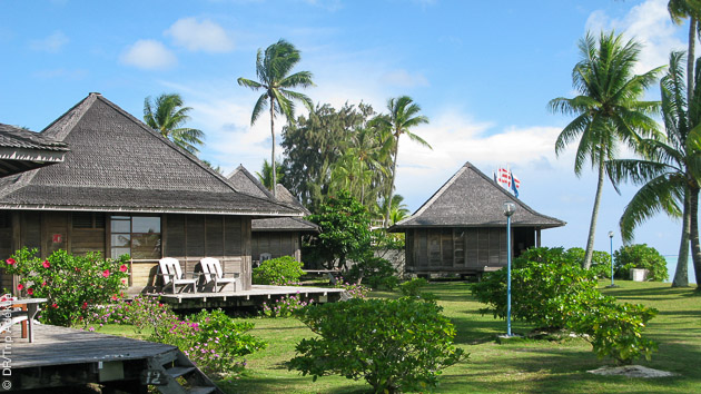 votre hotel au bord du Pacifique lors de votre itinéraire plongée en Polynésie