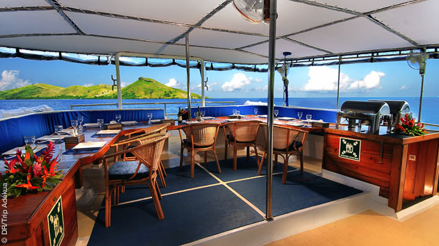 Un voilier superbe pour cette magnifique croisière plongée aux iles Fidji