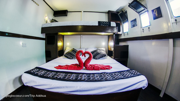 les cabines de la croisière Philippines