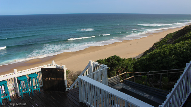 Profitez de la terrasse de votre eco-lodge pendant votre séjour plongée au Mozambique