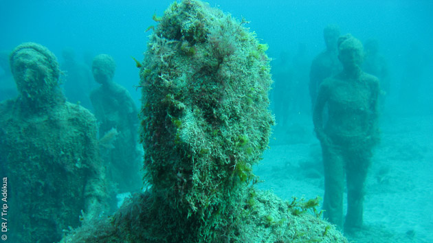 l'étonnant Museo sous marin à Lanzarote